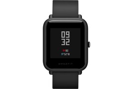 Amazfit Bip Smartwatch (Black Strap, 32mm)