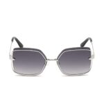 GUESS Retro Square Sunglass with Grey Lens for Men