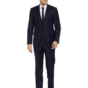 Raymond Wool Men's Full Sleeve Contemporary FIT Dark Blue Formal Suit
